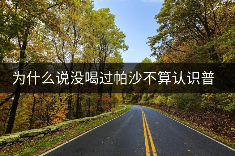 為什么說沒喝過帕沙不算認(rèn)識(shí)普洱茶？