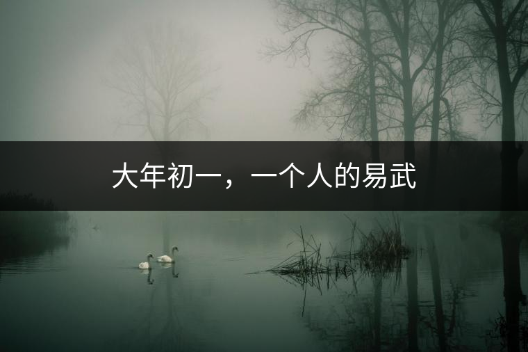 大年初一，一個人的易武