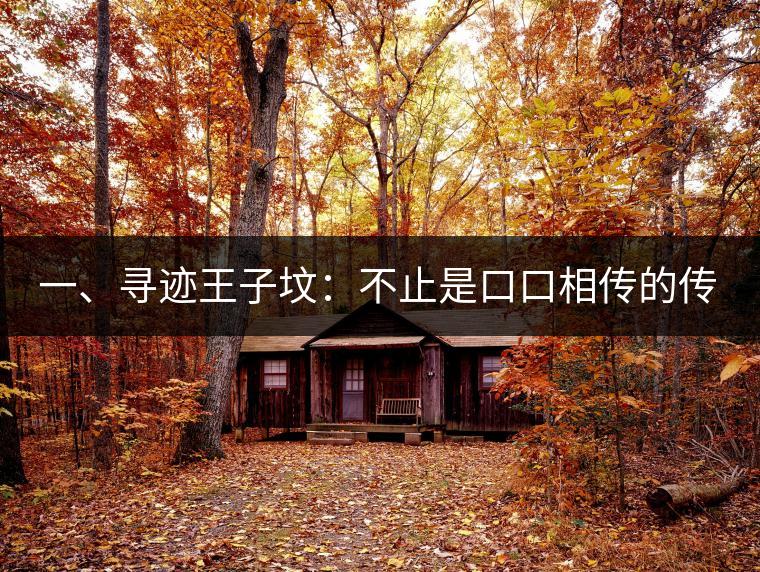 一、尋跡王子墳：不止是口口相傳的傳說(shuō)，是刻在土地里的歷史