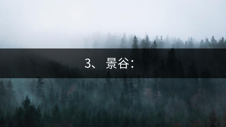 3、 景谷：?